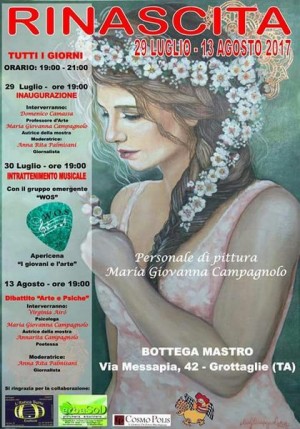 Grottaglie (Taranto) – Con «Rinascita» la prima di Maria Giovanna Campagnolo