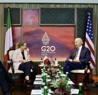 G20 a Bali Giorgia Meloni e Joe Biden al bilaterale Usa - Italia
