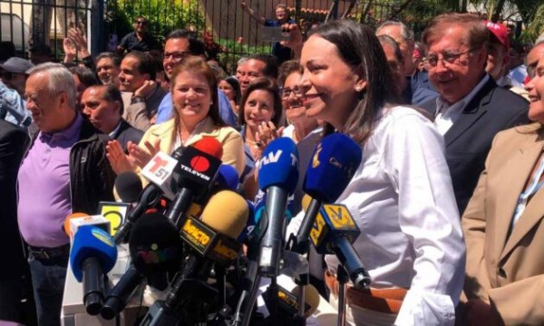 María Corina Machado, líder y candidata presidencial de la oposición venezolana