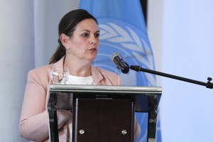 la rappresentante dell&#039;Ohchr per la Colombia, Juliette De Rivero.