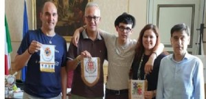 Ambasciatore del Saluto Lorenzo Cardone, dalla Città di Savigliano, in Municipio