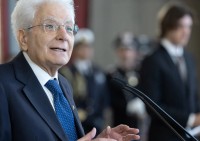 Il presidente della Repubblica Sergio Mattarella
