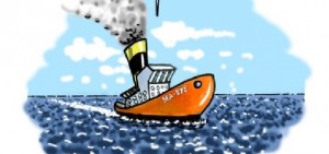 Nuovo “braccio di ferro” tra le ONG e il governo italiano, la vignetta