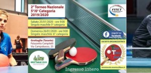 Grottaglie 2020, si parte con il tennistavolo: al &quot;Campitelli&quot; l’Open Paralimpico e i tornei nazionali di 5ª e 6ª categoria