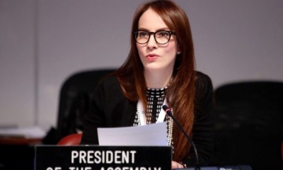 La presidenta de la Unión Interparlamentaria, Gabriela Cuevas Barron