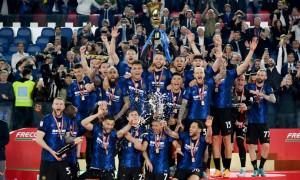 L&#039;Inter festeggia la Coppa Italia all&#039;Olimpico 