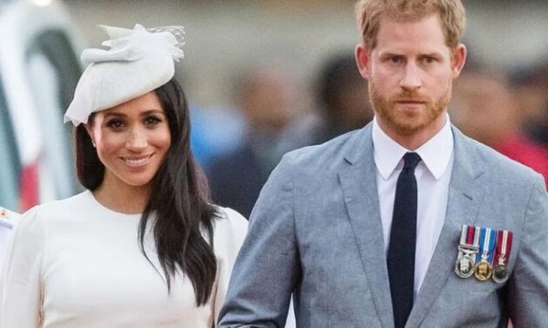 El príncipe Harry y Meghan Markle  duques Sussex