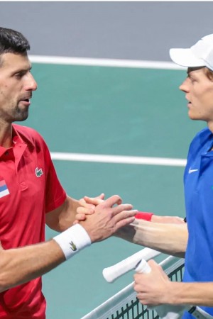Jannik Sinner e Novak Djokovic