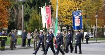 La cerimonia per il 4 novembre a Cuneo, il gonfalone della Provincia nelle celebrazioni ufficiali