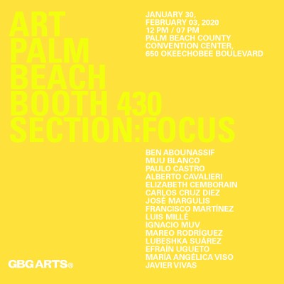 Galería venezolana GBG ARTS  participa con 15 artistas en Art Palm Beach 2020