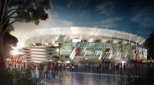 Así lucirá el nuevo estadio de la Roma por fuera