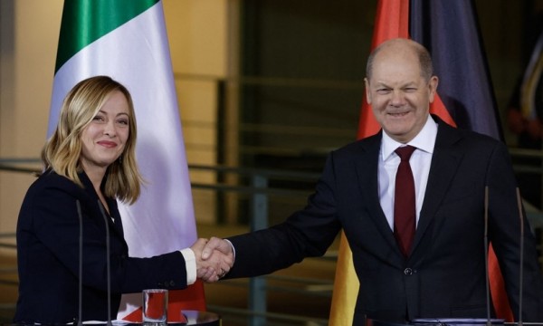 Meloni e Scholz