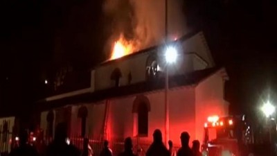 Perù,In fiamme a Cuzco una preziosa chiesa barocca con la chiesa vanno in fumo secoli d&#039;arte