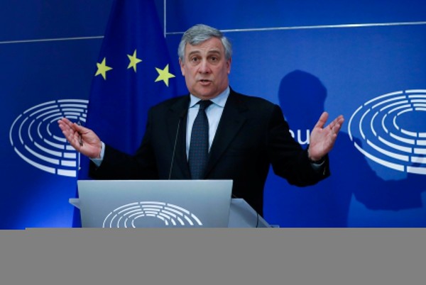 Antonio Tajani (PPE) , presidente del Parlamento Europeo.