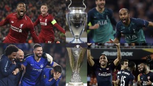 Las finales de la &quot;Champions League&quot; y &quot;Europa League&quot; en dominio de Inglaterra