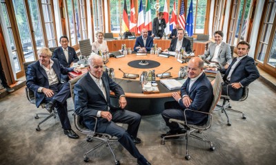  I leader del G7 riuniti a Elmau, in Baviera