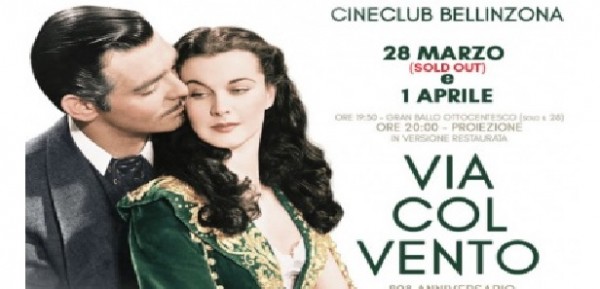 Bologna - Gone with the Wind, di Victor Fleming [USA/1939, 222′] dopo 80 anni da rivedere