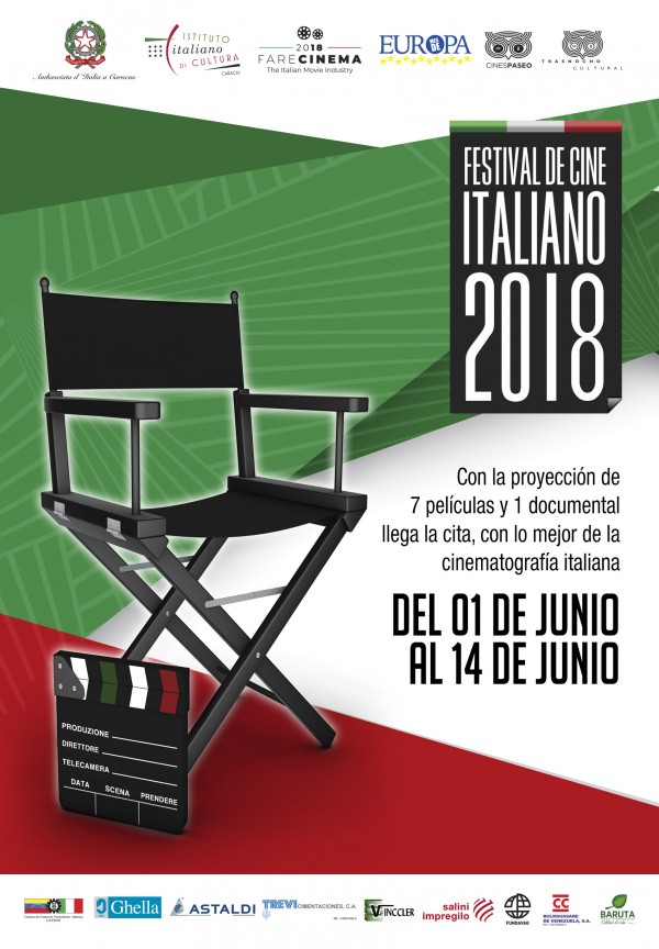XIV Festival de Cine Italiano, en el Trasnocho Cultural, en Paseo Las Mercedes. Caracas.