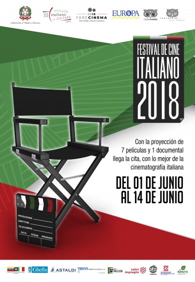 XIV Festival de Cine Italiano, en el Trasnocho Cultural, en Paseo Las Mercedes. Caracas.
