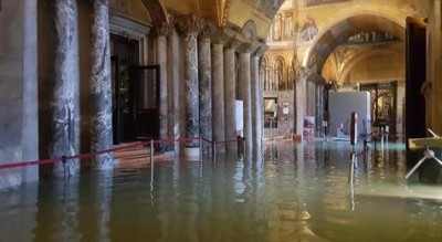Graves daños en la Basílica San Marcos en Venecia