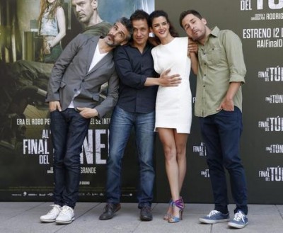 Director y protagonistas de &#039;Al final del túnel&#039;