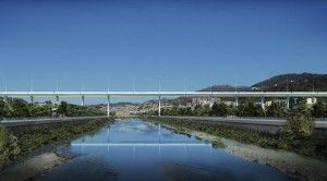 Nuevo &quot;esqueleto&quot; de puente en Génova, diseñado por el arquitecto Renzo Piano