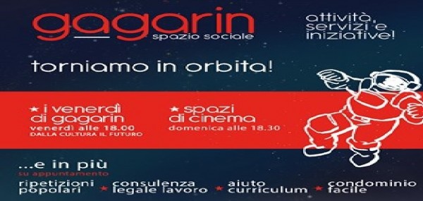 Taranto - Il 5 ottobre Gagarin torna in orbita! Con il dibattito “L’Italia nel Mediterraneo&quot;