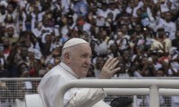 Papa Francesco in visita a Kinshasa