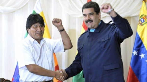  Evo Morales y Nicolás Maduro