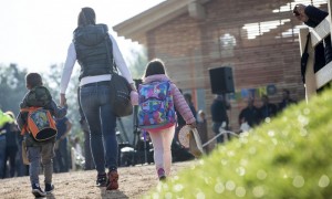 Los niños de Amatrice empezaron el colegio en módulos tras el terremoto