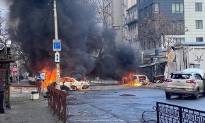 Kherson sotto i bombardamenti