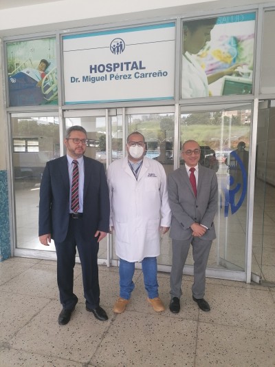 S.E Sr. Kareem Essameldin Amin, Embajador de la República Árabe de Egipto en Venezuela realizó visita al Hospital Pérez Carreño