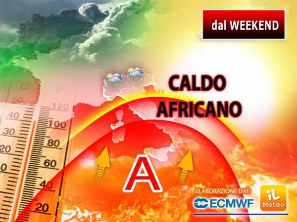 Caldo africano in arrivo dal weekend, punte di 34°: ecco dove