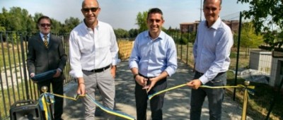 Parma - Inaugurazione pista ciclo pedonale via Navetta – via Po