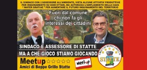 Statte (Taranto) Gli amici di Beppe Grillo «Sindaco e Assessore su Mater Grazie a che gioco stiamo giocando?»