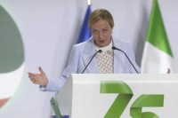 Giorgia. Meloni al Congresso della Cisl