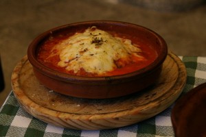 Berenjenas a la parmesana (Parmigiana di melanzane)