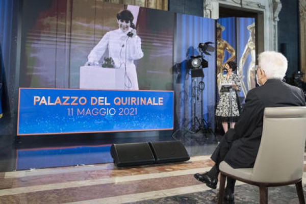 Mattarella: &#039;David Donatello oggi rappresenta segnale di speranza&#039;