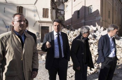Terremoto, Renzi in visita a Camerino
