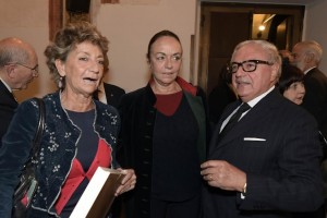 Achille Colombo Clerici con Finette e Chiara Beria di Argentine