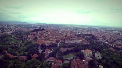 Bergamo, Città Alta dal Drone