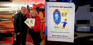Fresco di stampa &quot;La Scuola allo specchio&quot; di Maria Rosaria Longobardi Marylon e Massimo De Mellis