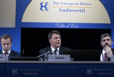 Intervento del Presidente Matteo Renzi al Forum Ambrosetti