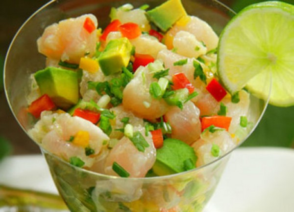 Ceviche de aguacate