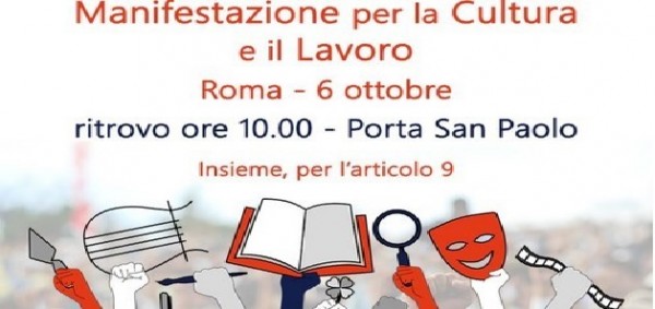 Roma - Oggi manifestazione per il lavoro e la cultura