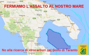 Legambiente - No alla ricerca di idrocarburi nel Golfo di Taranto. Fermiamo l’assalto al nostro mare