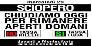 Mercoledì 29 novembre sciopero dei Commercianti e Produttori di sigaretta elettronica