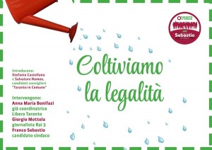 Coltiviamo la legalità, il dibattito di Taranto in comune