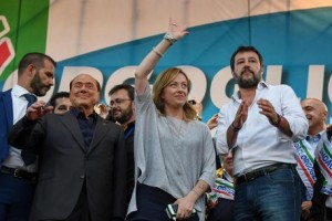 Il Centrodestra unito in piazza Salvini: &quot;Cambieremo la storia del Paese&quot;