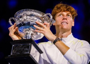 Il tennista italiano Jannik Sinner, numero uno del mondo,